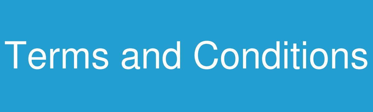 Terms and Conditions